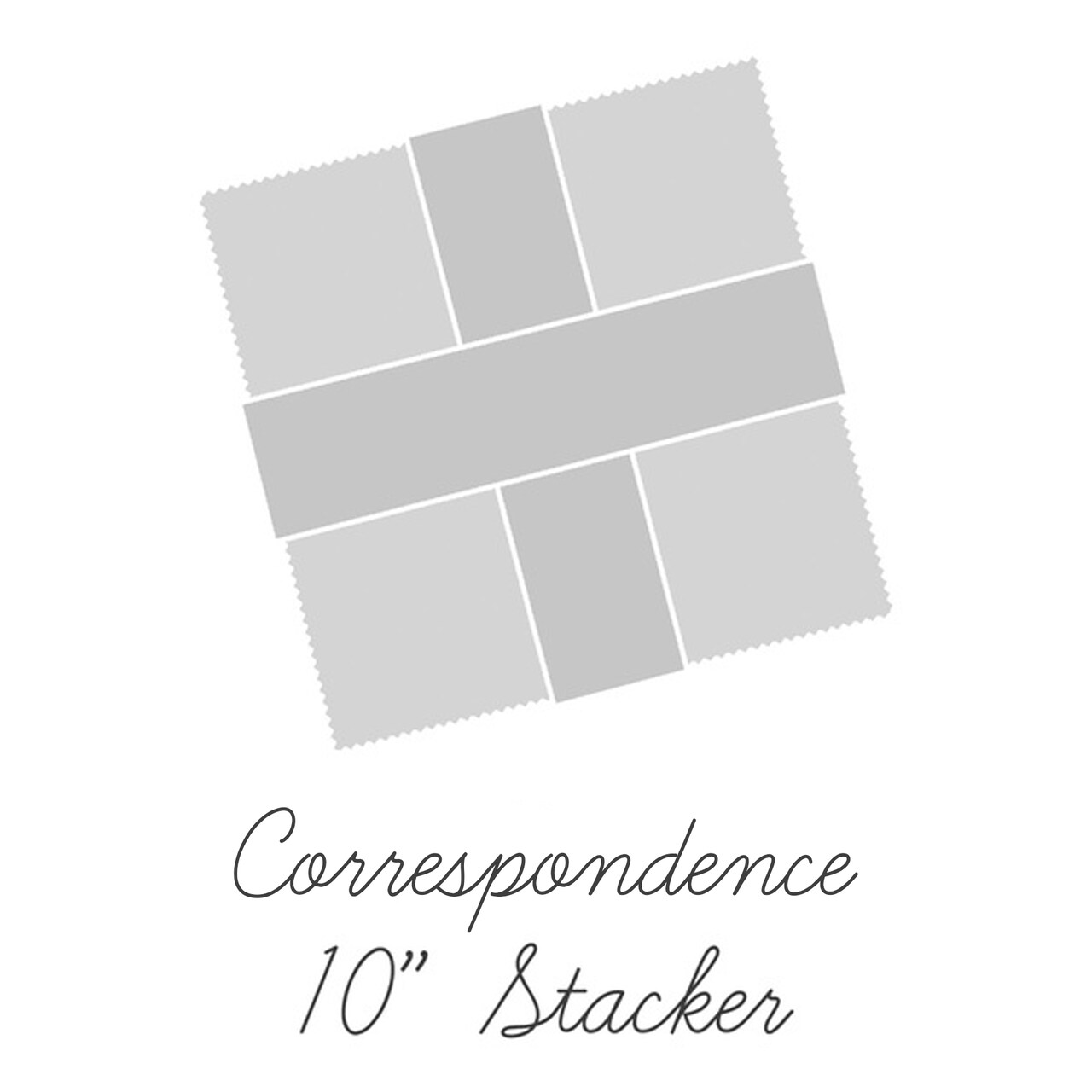 Correspondence 10" Square Pack (Layer Cake / 10" Stacker) by Riley Blake (10-17560-42)